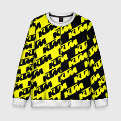 Детский свитшот KTU жёлто чёрный стиль