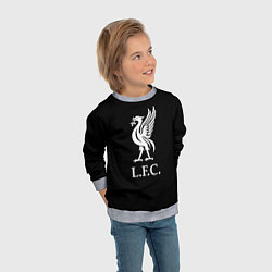 Свитшот детский Liverpool fc club, цвет: 3D-меланж — фото 2