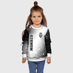 Свитшот детский Monaco sport на светлом фоне вертикально, цвет: 3D-белый — фото 2