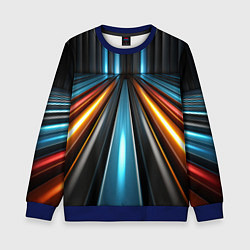 Детский свитшот Неоновый путь из труб