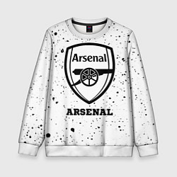 Свитшот детский Arsenal sport на светлом фоне, цвет: 3D-белый