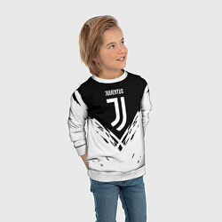 Свитшот детский Juventus sport geometry fc club, цвет: 3D-белый — фото 2