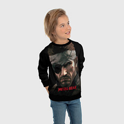 Свитшот детский Metal gear Venom Snake, цвет: 3D-черный — фото 2