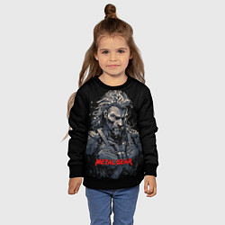 Свитшот детский Веном Снейк Metal gear, цвет: 3D-черный — фото 2