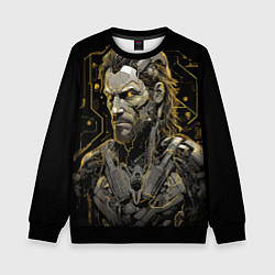 Свитшот детский Venom Snake cyber Metal gear game, цвет: 3D-черный