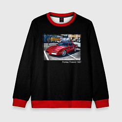 Детский свитшот Ретро автомобиль Pontiac Firebird 1987 года