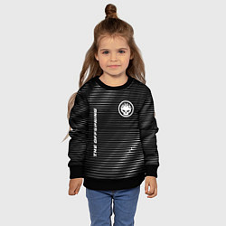 Свитшот детский The Offspring metal rock lines, цвет: 3D-черный — фото 2