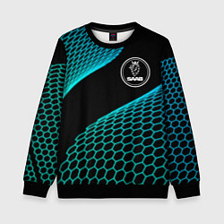 Детский свитшот Saab electro hexagon