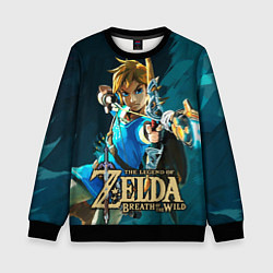 Свитшот детский Zelda - Link, цвет: 3D-черный