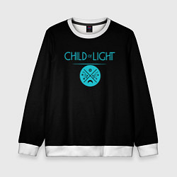 Свитшот детский Child of Light, цвет: 3D-белый
