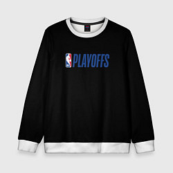 Свитшот детский NBA playoffs, цвет: 3D-белый