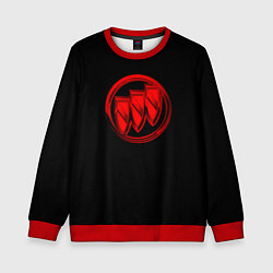 Свитшот детский Buick red logo, цвет: 3D-красный