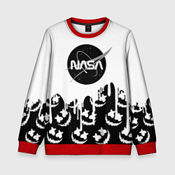 Свитшот детский Marshmello x Nasa, цвет: 3D-красный