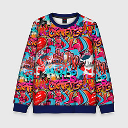 Детский свитшот Hip hop graffiti pattern