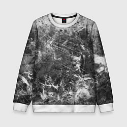 Детский свитшот Абстракция - серый дым