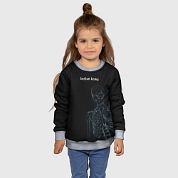 Свитшот детский Broken bones, цвет: 3D-меланж — фото 2