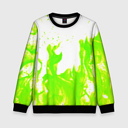 Детский свитшот Кислотный огонь