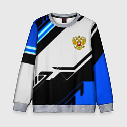 Детский свитшот Россия геометрия текстура