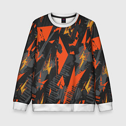 Детский свитшот Яркий абстрактный узор для спорта