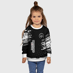 Свитшот детский Watch dogs краски, цвет: 3D-белый — фото 2