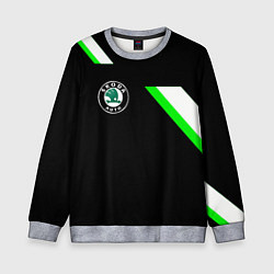 Детский свитшот Skoda geometry