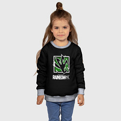 Свитшот детский Ubisoft game rainbow six, цвет: 3D-меланж — фото 2