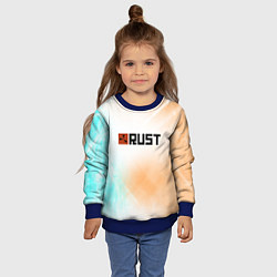 Свитшот детский RUST gradient, цвет: 3D-синий — фото 2