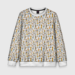 Детский свитшот Человечки и монстры