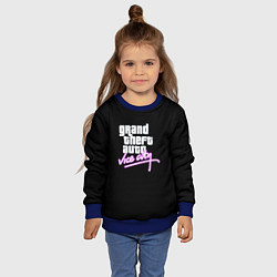 Свитшот детский GTA vice city logo, цвет: 3D-синий — фото 2