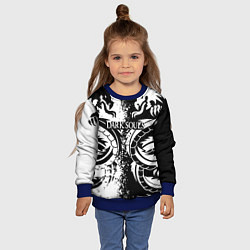 Свитшот детский Darksouls rpg dragon, цвет: 3D-синий — фото 2