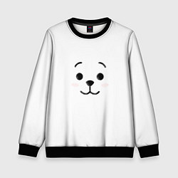 Свитшот детский BT21 RJ, цвет: 3D-черный