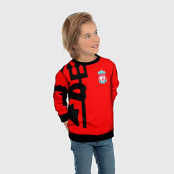 Свитшот детский Liverpool fc sport steel, цвет: 3D-черный — фото 2