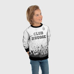 Свитшот детский Club Brugge - white gradient посередине, цвет: 3D-черный — фото 2