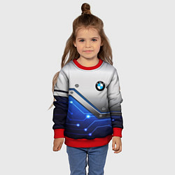 Свитшот детский BMW geometry nano, цвет: 3D-красный — фото 2