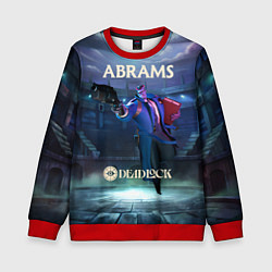 Свитшот детский Deadlock Abrams, цвет: 3D-красный
