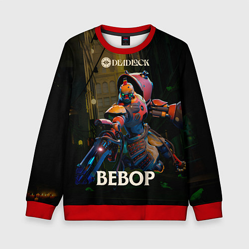 Детский свитшот Bebop Deadlock / 3D-Красный – фото 1