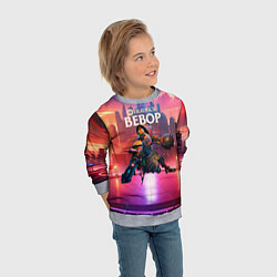 Свитшот детский Deadlock Bebop, цвет: 3D-меланж — фото 2
