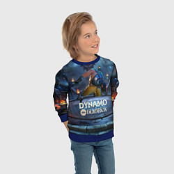 Свитшот детский Deadlock Dynamo, цвет: 3D-синий — фото 2