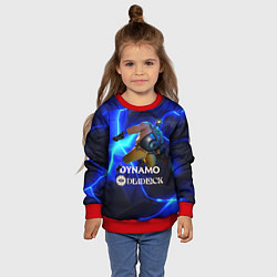 Свитшот детский Deadlock Динамо, цвет: 3D-красный — фото 2