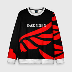 Свитшот детский Dark souls game wings, цвет: 3D-белый