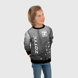 Свитшот детский Zotye - grey gradient вертикально, цвет: 3D-черный — фото 2