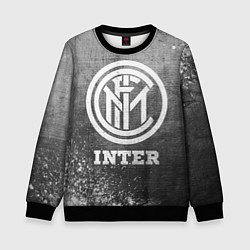 Свитшот детский Inter - grey gradient, цвет: 3D-черный