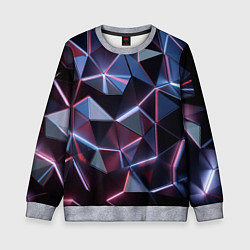 Детский свитшот Неоновые геометрические плиты