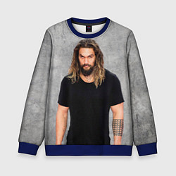 Свитшот детский Jason Momoa, цвет: 3D-синий