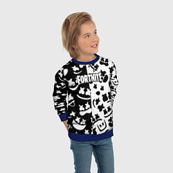 Свитшот детский Fortnite patten Marshmello, цвет: 3D-синий — фото 2