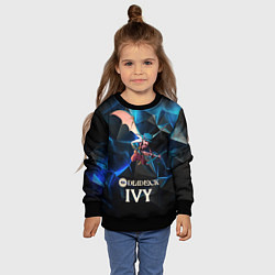 Свитшот детский Ivy Deadlock, цвет: 3D-черный — фото 2