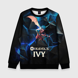 Свитшот детский Ivy Deadlock, цвет: 3D-черный