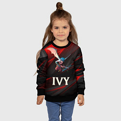 Свитшот детский Плющ Deadlock, цвет: 3D-черный — фото 2