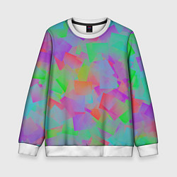Детский свитшот Разноцветные слайды - абстракция