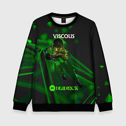 Свитшот детский Viscous Deadlock, цвет: 3D-черный